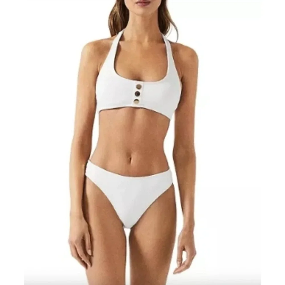 REISS Iris Bathing Suit Size 6 NEW Top and Bottom Set Swimwear Swim $160